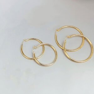 Dainty Gold Hoops