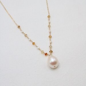 Sun-Kissed Pearl Necklace