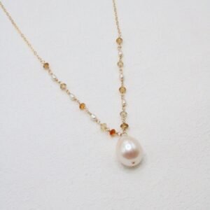 Sun-Kissed Pearl Necklace
