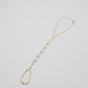 Pearl Strand Hand Chain